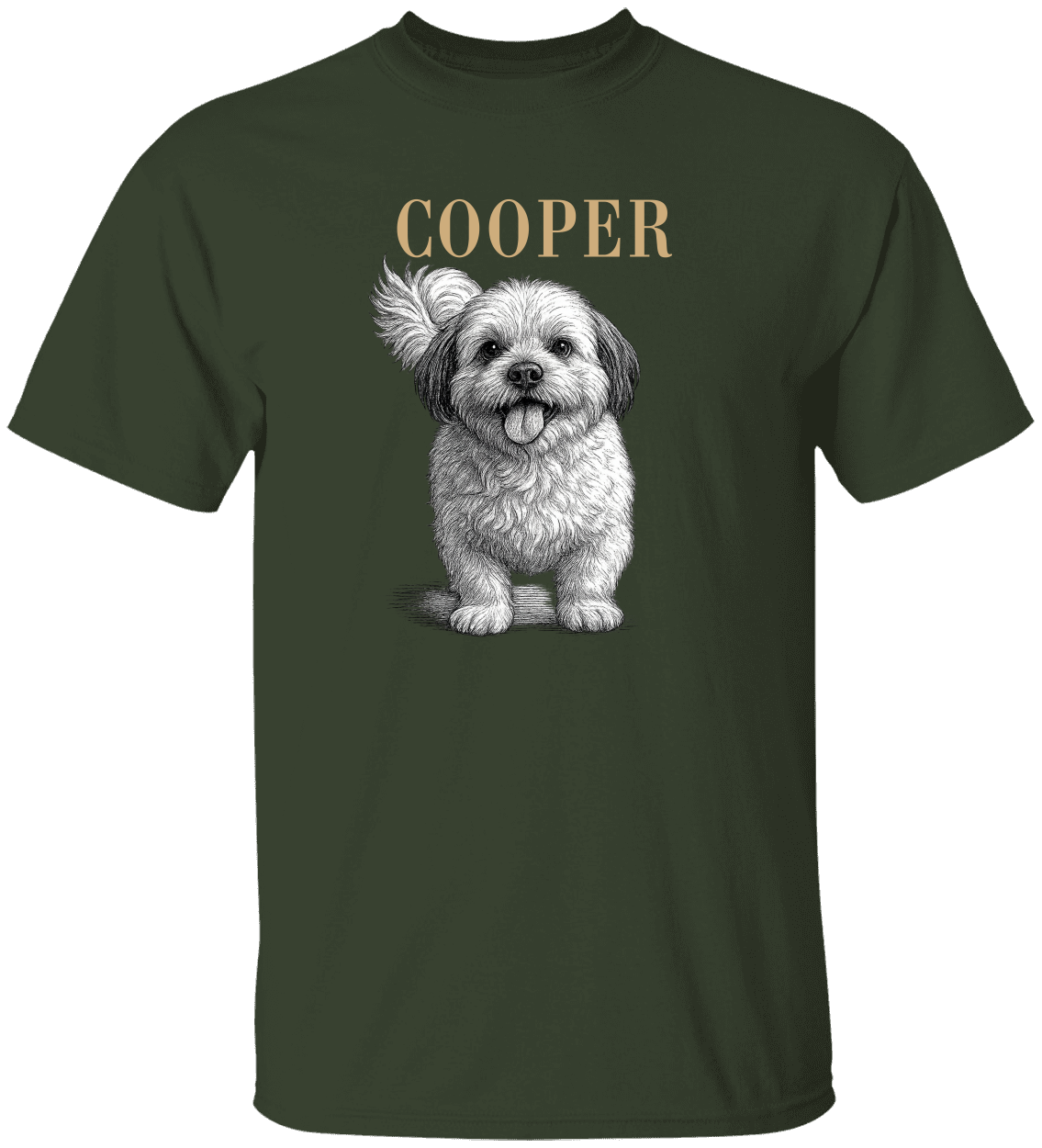 Personalized Pet Portrait T-Shirt | Custom Dog & Cat Photo Shirt | Hand-Drawn Pet Portrait Tee | Pet Lover Gift