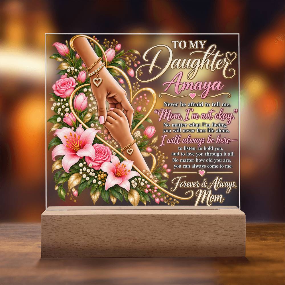 Acrylic Square Plaque