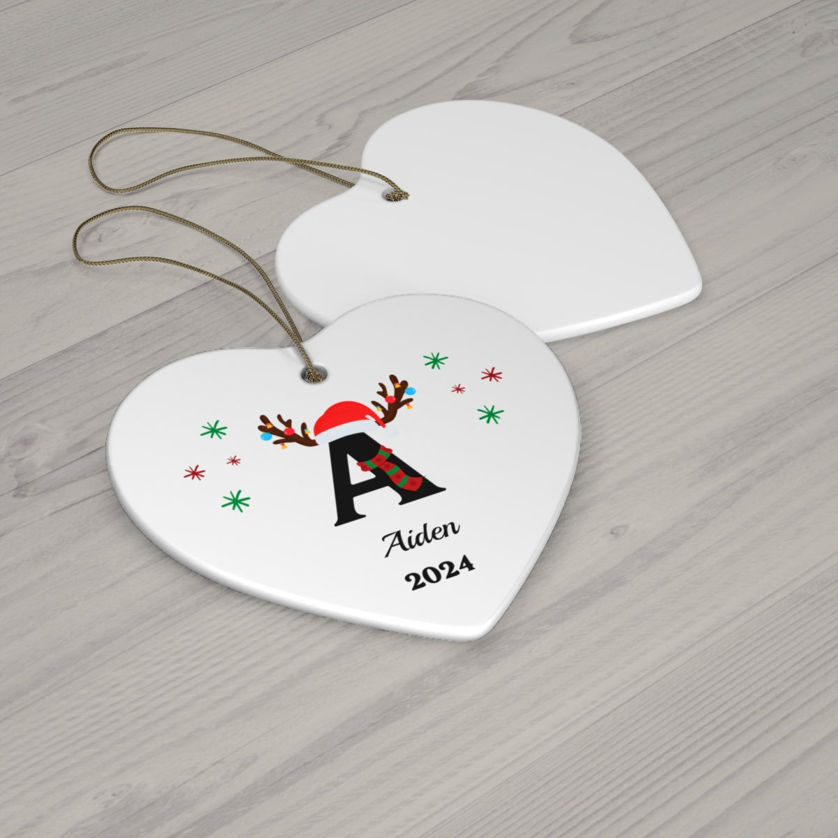 Personalized Letter Name Ornament