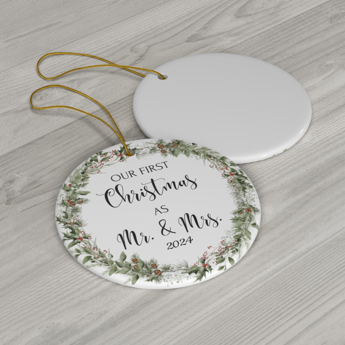 Personalized First Christmas Ornament