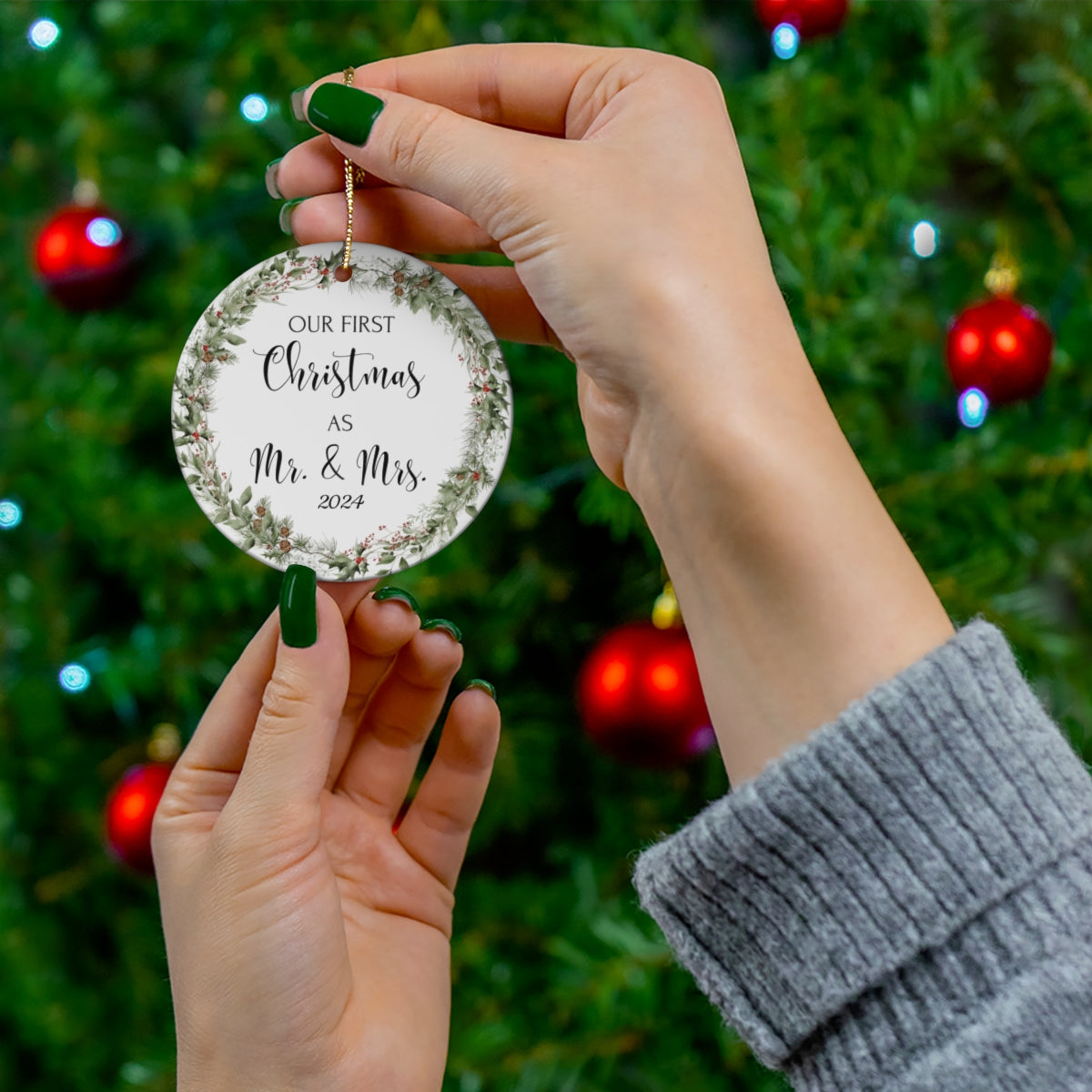 Personalized First Christmas Ornament