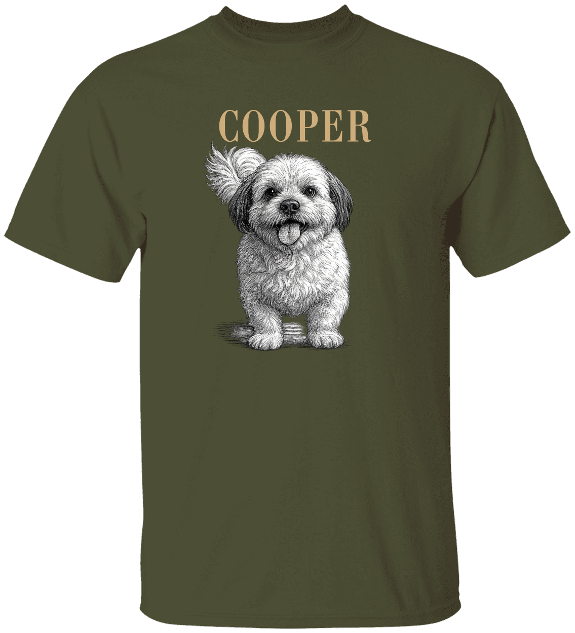 Personalized Pet Portrait T-Shirt | Custom Dog & Cat Photo Shirt | Hand-Drawn Pet Portrait Tee | Pet Lover Gift