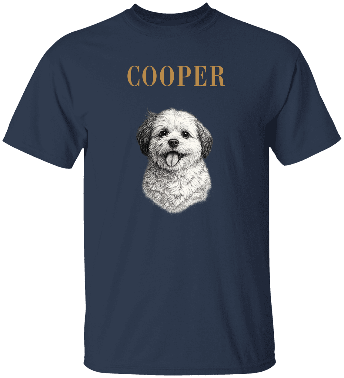 Personalized Pet Portrait T-Shirt | Custom Dog & Cat Photo Shirt | Hand-Drawn Pet Portrait Tee | Pet Lover Gift