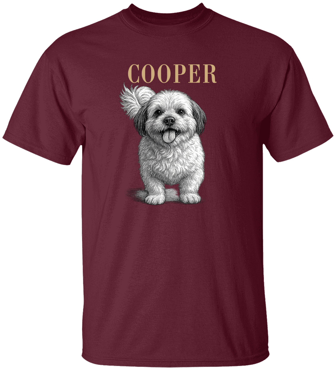 Personalized Pet Portrait T-Shirt | Custom Dog & Cat Photo Shirt | Hand-Drawn Pet Portrait Tee | Pet Lover Gift