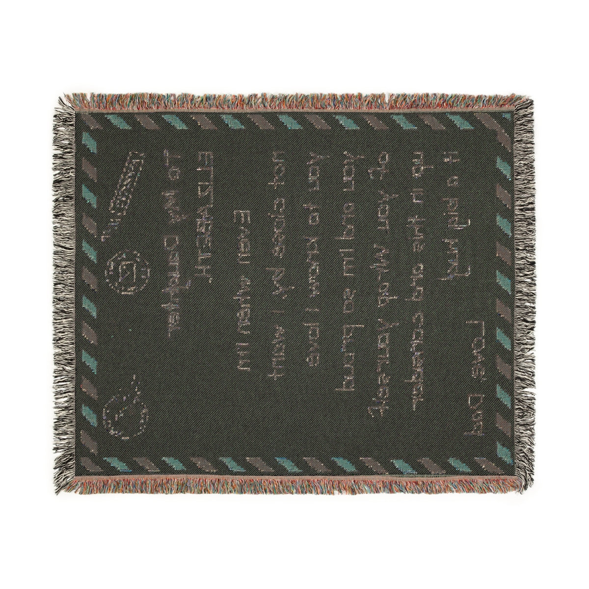 My Daughter – Personalized Woven Letter Blanket | A Hug You Can Wrap Around