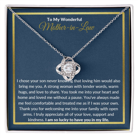 To My Mother-in-Law from Daughter-in Law | Perfect gift for Mother's Day, Christmas and Birthday.