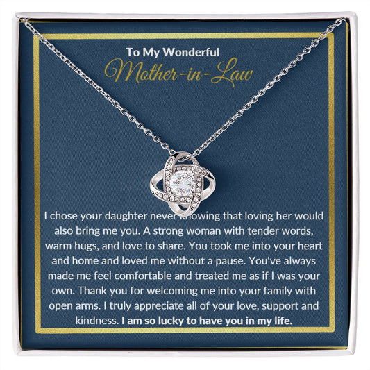 To My Mother-in-Law from Son-in Law | Perfect gift for Mother's Day, Christmas and Birthday.